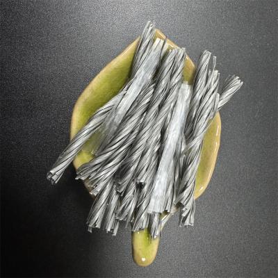 Chine Type hybride de fibres de PP de 48 mm pour le béton de masse à vendre