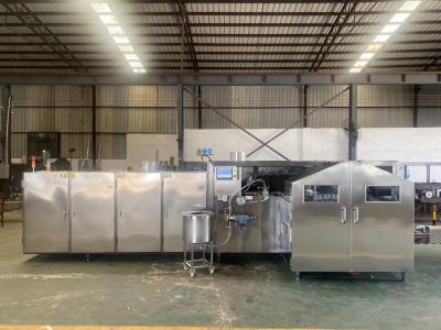 China Full Automatic Ice Cream Cone Machine 7kg/H 380V Waffle Production Line for sale