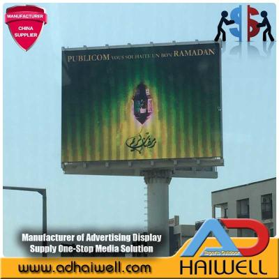 China China Supplier Outdoor Digital DIP/SMD LED Module Advertising Unipole Hoarding Structure for sale