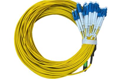 中国 OFNP 24Fのタイプ3.0mm MPO MTPはOFNP SMのエリートのブレイクアウト ケーブルをケーブルで通信する 販売のため