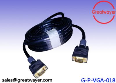 China Gold Plated Video Graphics Array HD15pin 3+6 AWM Wiring Diagram , Vga Connector Cable for sale
