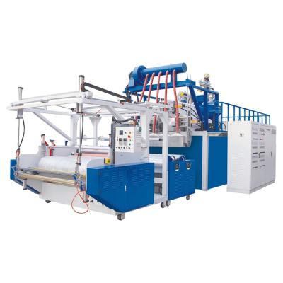 China Coextrusion PE Film ABC / ACBCA 3 Layers Cling Film Machine Group for sale