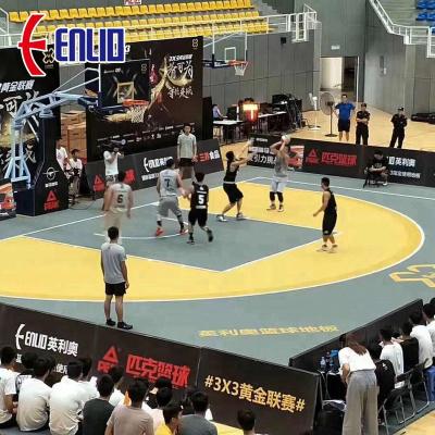 China Increase Cushioning Over 30 Percent FIBA Approved Multi Purpose Basketball Floor Street Backyard Court for sale