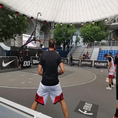 China Increase Shock Absorption Over 30 Percent FIBA Recommend Tape Outdoor Sports Flooring for sale