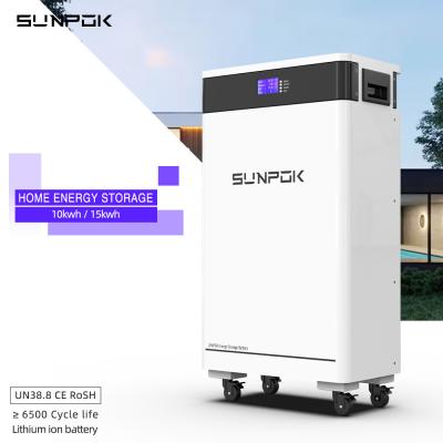 China 48v 200ah 300ah 400ah Bateria solar de lítio Mppt Inverter híbrido solar Armazenamento de energia doméstica à venda