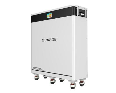 China Novo 51.2V 600Ah 30KWh 8000 Ciclos Lifepo4 móvel Bateria solar de lítio Sistema de armazenamento de energia doméstica montado no chão à venda