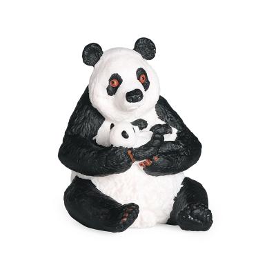China PVC Cake Toppers Toy Panda Raccoon Model Home Decor Wholesale Panda Action Figures Collection Toy Oenux for sale