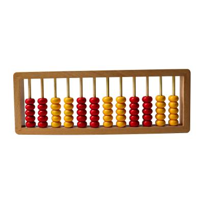 China Toys C05200 Colorful Number Counting Stand Count Beads Wooden Education Abacus For Kids Math Toys for sale