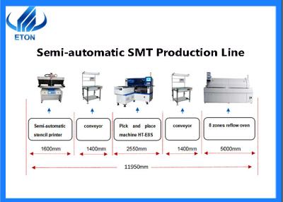 China Led lighting board Smt Production Line reflow oven printer mounting machine 45000cph For Electrical Board for sale