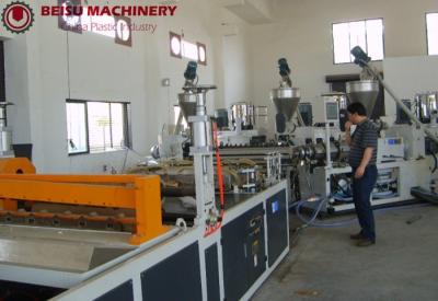 Chine Chaîne de production en plastique de feuille d'excellente efficacité puissance d'extrudeuse de 55KW à vendre