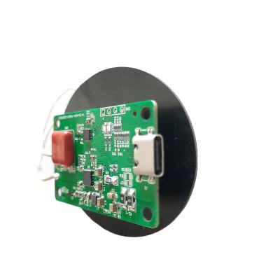 China â ¤ Type-C 10mm fast charging wireless charging transmission module (recommended working distance 3-5mm) palladium QC3.0 mobile phone single-coil 15W wireless charging transmission module for sale
