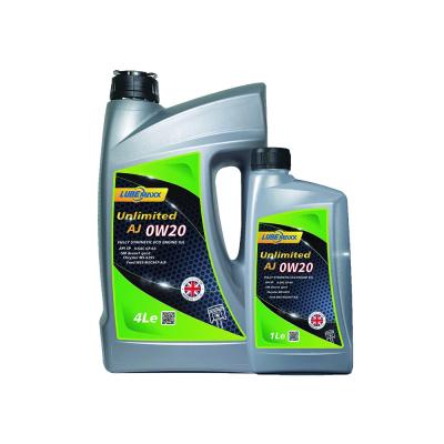 China Aceites del motor de los vehículos de pasajeros anti desgaste AJ 0W-20 para vehículos híbridos en venta