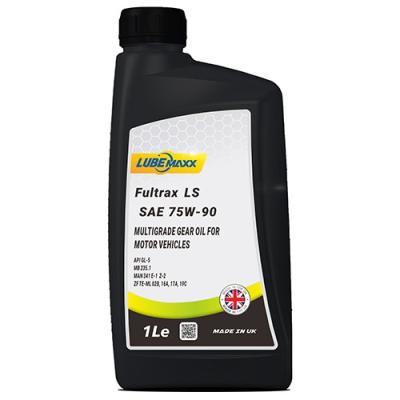 China Fultrax LS SAE 75W-90 Aceite de engranaje multigrado con bajas propiedades de fricción en venta