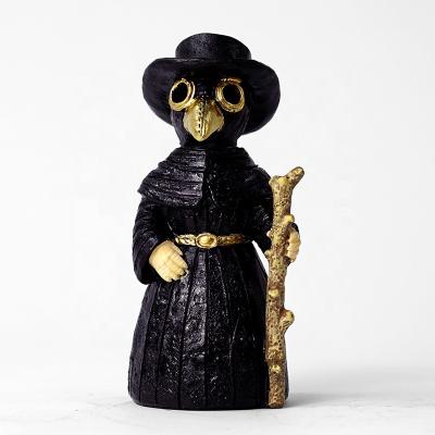 China Europe resin cartoon character OEM folk censer comic wizard baby dragon home office decoration crafts for sale