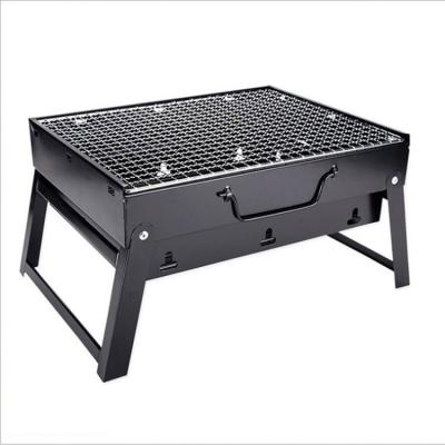 China Adjustable Foldable Iron BBQ Grill BBQ Size Outdoor Picnic Patio Party Cooking Portable Carbon BBQ Stove Barbecues Tool 3-5 People for sale