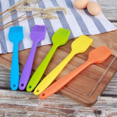 China Use for Grilling Food Grade Kitchen Utensils Bakeware Tool Silicone BBQ Grill Heat Resistant Pastry Basting Oil Brush for Baking for sale