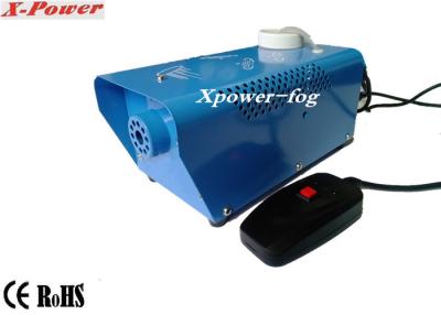 China X - 04 Blue 400w Mini Fogger , Dj Smoke Machine Wire Remote Control for sale