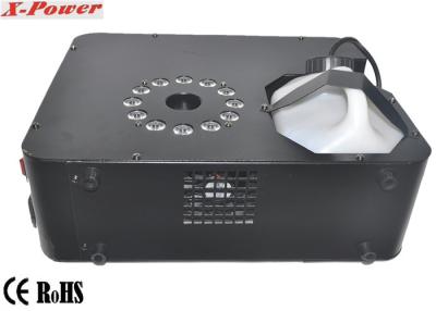 China 1500 Watt Professional Up DMX DJ Fog Machine With 12 * 3 W Rgb Led X-01 for sale