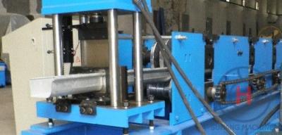 China Roof Ridge Cap Roller Making Machine Single Chain 7.5Kw Standing Seam Roll Former zu verkaufen