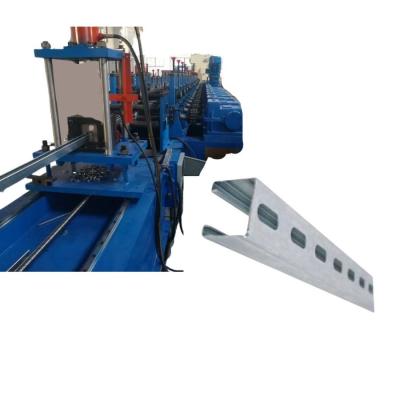 China Máquina de moldeado de rollo de canal con ranuras Unistrut de acero galvanizado de calibre 12 P1000T 41 * 41mm en venta