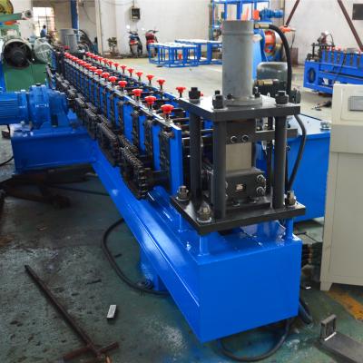 China Rollo ranurado control del canal del puntal del Plc que forma la máquina con la caja de engranajes en venta