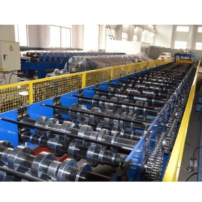 China A formação do rolo da plataforma de assoalho do metal faz à máquina a espessura da velocidade 12m/Min 1.2mm com tela táctil à venda