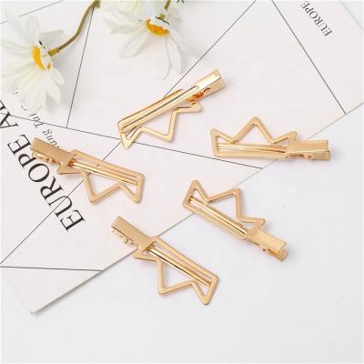 China Hair Accessories Factory Direct Sales 7CM Metal Platypus DIY Clip Shape Women's Crocodile Hairpin Hair Accessories Wholesale for sale