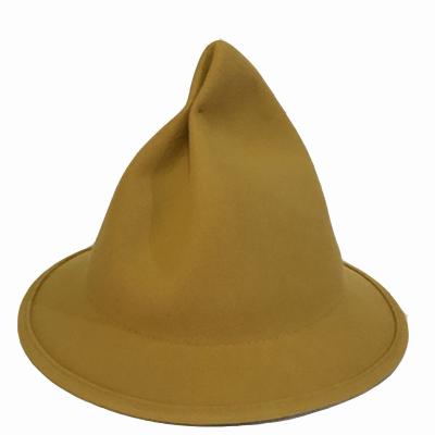 China Custom Plush Wool Felt Hat Party Festival Magician Hat Wizard Witch Hat for sale