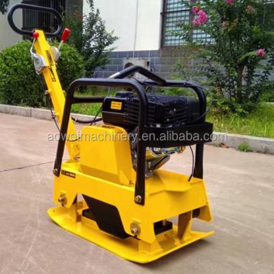 China Road Machine Factory GX160 Gasoline Plate Compactor Compacting Machine Diesel Power for sale