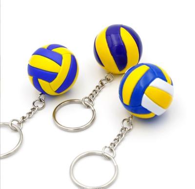 China 3D Mini Ball Shape Sleutelhanger Maak je eigen ontwerp PVC Sleutelhanger Custom Te koop