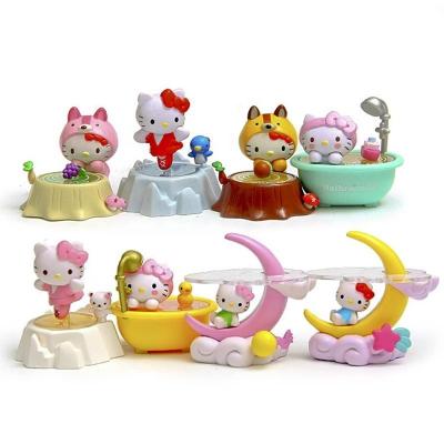 Chine Fabricant de jouets OEM plastique mignon Mini dessin animé Kitty chat jouets pour enfants à vendre