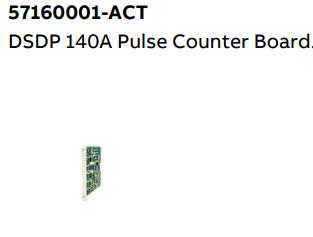 China DSDP 140A 57160001-ACT Tabela de contador de pulsos ABB à venda