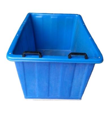 China LLDPE Customized Rotomolding Square Rectangular Plastic PE Water Tank Fish Tank Aquaculture Fish Tank for sale
