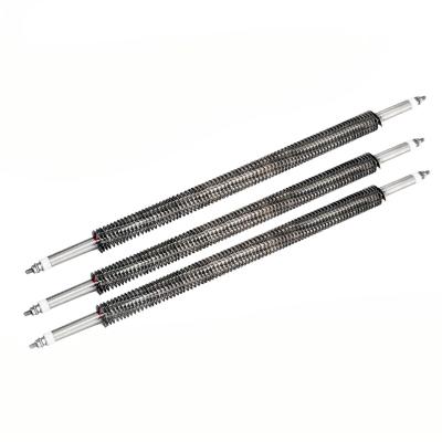 China Straight Finned Tubular Tubular Air Duct Heater Heating Elements 610mm for sale