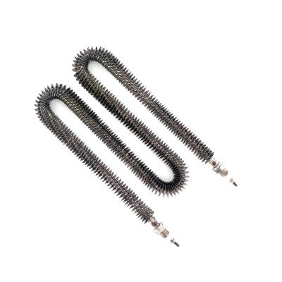 China Hotels 240v 5kw Customized Finned Tubular Heater For Air Dust Heating for sale