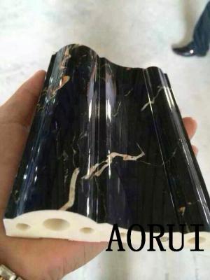 China Cadena de producción del perfil de la piedra WPC del mármol del PVC, máquina de la protuberancia del perfil del PVC en venta