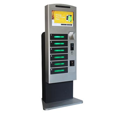 China Shopping Mall Restaurant smart Cell Phone celulares Mobile Device Charging locker Station Kiosk with UV light for sale