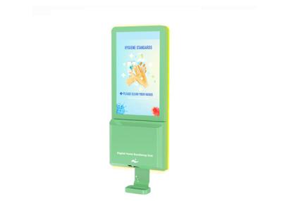 China Van de het Desinfecterende middelautomaat 1080p Lcd van de Wifihand Digitale Signage met Temperatuur Te koop