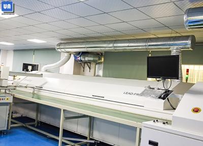Chine Machine de soudure de ré-écoulement de SMT d'air chaud de PC de PLC avec 10 zones de chauffage à vendre