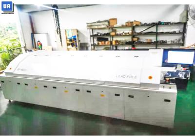 Chine Le chauffage de la carte PCB 8 du four 400mm de ré-écoulement de machine de 8.5KW SMT répartit en zones le PLC à vendre