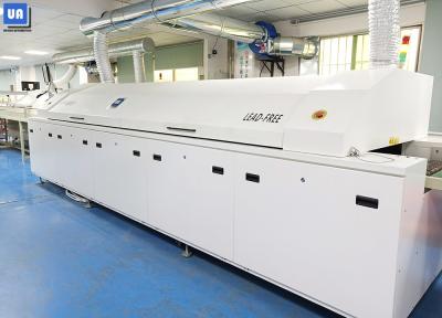Chine Zones de chauffage sans plomb du four 380V de ré-écoulement de carte PCB SMT de PLC 400mm 8 à vendre