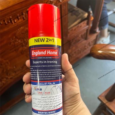 Chine Spray d'amidon instantané professionnel 500 ml Anti-rides Parfum de lavande à vendre