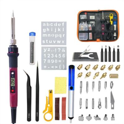 China 20 Seconds To Melt Tin 936H Soldering Iron Set 80W Power Electric Soldering Iron With Best Price Pyrography Kit Soldering Set for sale