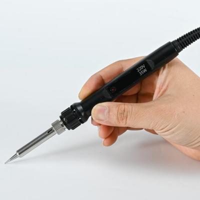 China Factory high quality internal heating plug and dial electric soldering iron 35W for sale