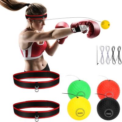 China Custom Rubber Boxing Reaction Training Agility Training Exercise Speed Boxing Reflex Ball for sale
