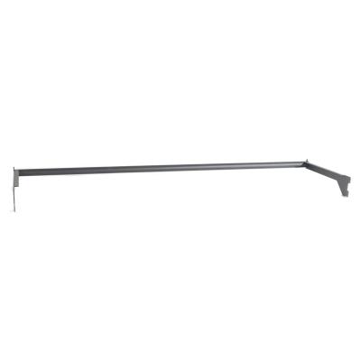 China Fashion Good Selling New Product Hanging Hooks Frame Single Bar Clothes Racks Slotted Tube Cross Bar for sale