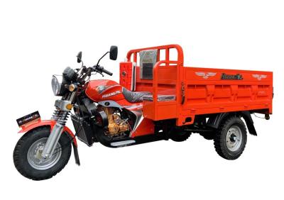 중국 육중한 화물을 로딩하기 위한 3 바퀴 화물 오토바이 200CC 엔진 2.0m 카고 박스 자동화된 세발 자전거 판매용