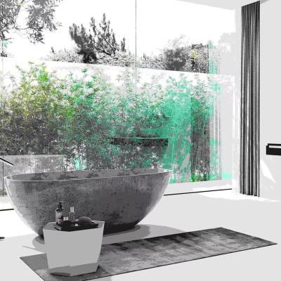 China Free Made in China Stone Artificial Stone Solid Free Standing Bathtub Model BW-1004 for sale