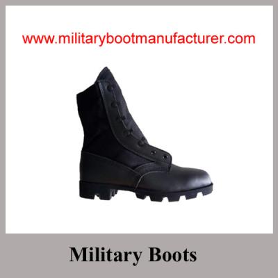 China Wholesale China Made Full Grain Leather Military Jungle DMS Boot for sale