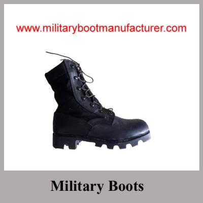 China Wholesale China Made Split Leather Army Jungle DMS Boot with Panama Sole for sale